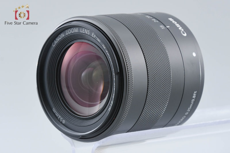 Canon EOS M Bay Blue 18.0 MP Digital Mirrorless Camera EF-M 18-55 IS STM Lens