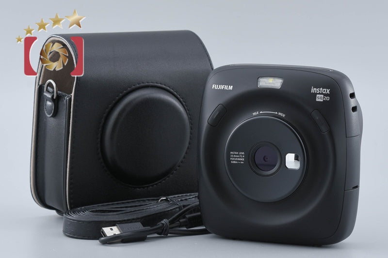 Fujifilm Instax SQUARE SQ20 Matt Black Instant Film Camera