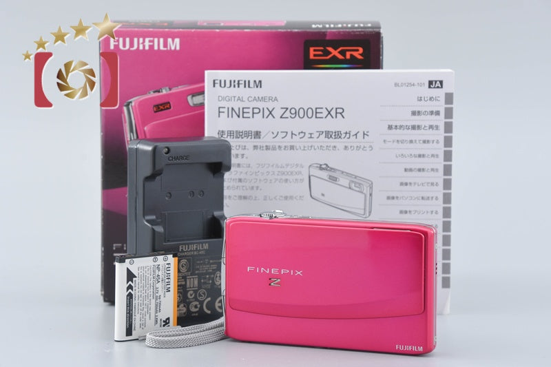 Fujifilm FinePix Z900EXR Pink 16.0 MP Digital Camera w/ Box