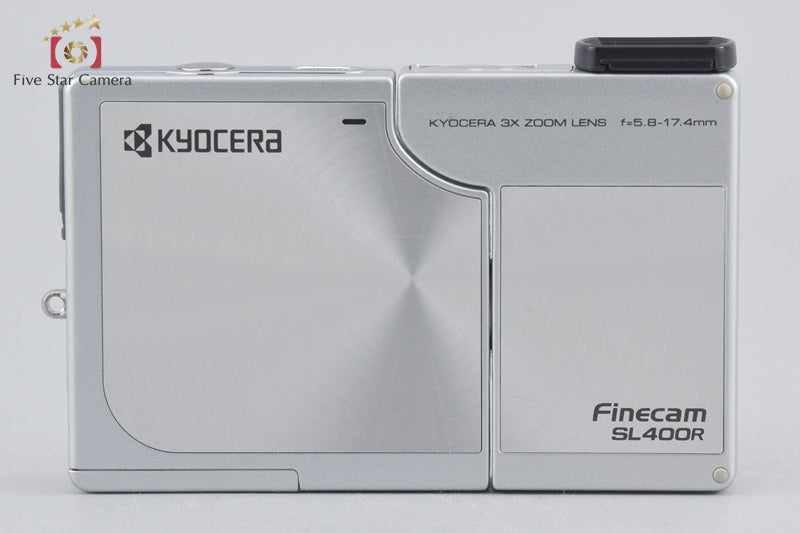 Kyocera Finecam SL400R Silver 4.0 MP Digital Camera w/ Box