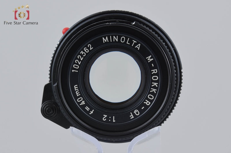 Minolta M-ROKKOR-QF 40mm f/2 Leica M Mount