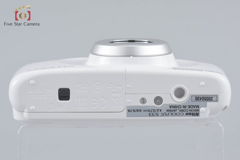 Nikon COOLPIX S33 White 13.2 MP Digital Camera