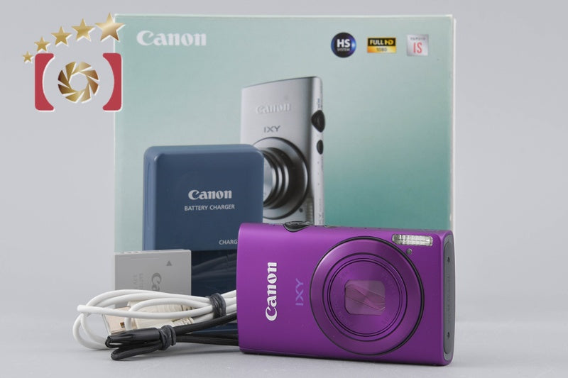 Canon IXY 600F Purple 12.1 MP Digital Camera w/ Box