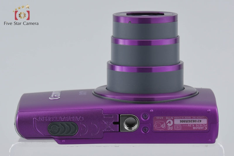 Canon IXY 600F Purple 12.1 MP Digital Camera w/ Box