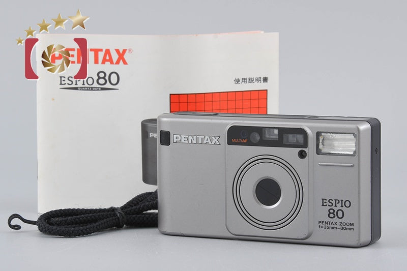 Pentax ESPIO 80 Silver 35mm Point & Shoot Film Camera