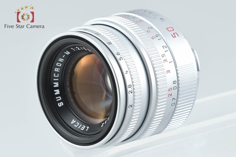 Leica SUMMICRON-M 50mm f/2 4th Silver E39 2025.12 Overhauled!!