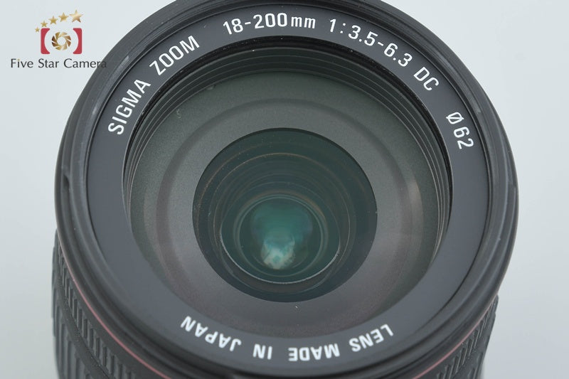 SIGMA 18-200mm f/3.5-6.3 DC for Canon