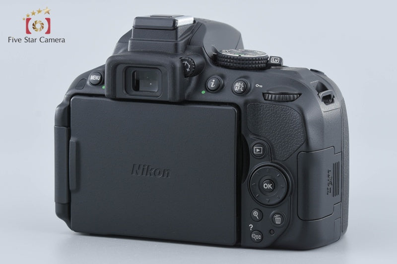 Nikon D5300 Black 24.2 MP DSLR Camera AF-P 18-55 VR Lens