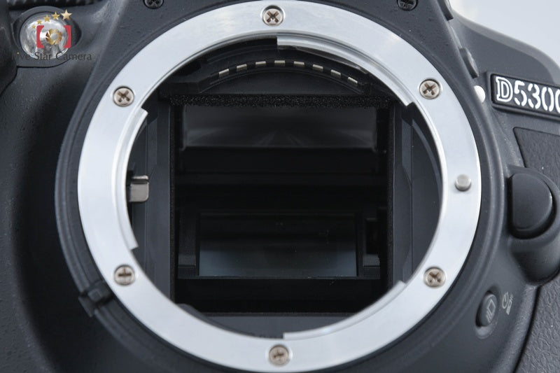 Nikon D5300 Black 24.2 MP DSLR Camera AF-P 18-55 VR Lens