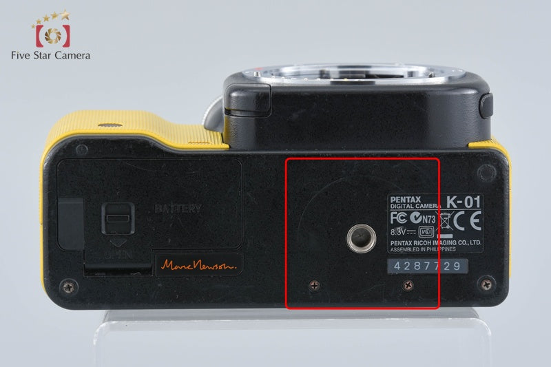PENTAX K-01 Black Yellow 16.2 MP DSLR Camera Body