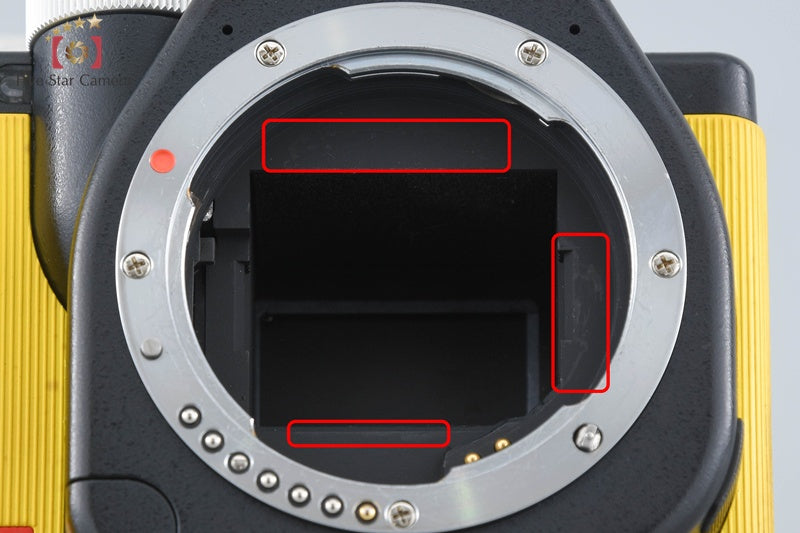 PENTAX K-01 Black Yellow 16.2 MP DSLR Camera Body