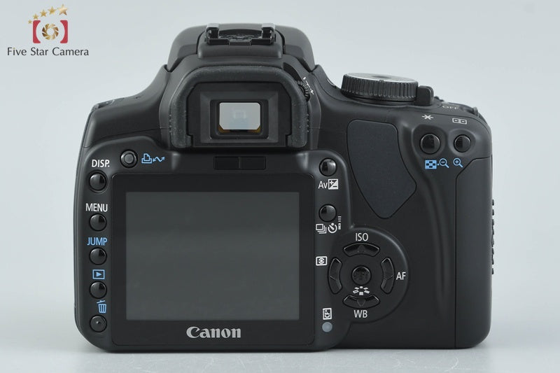 Canon EOS kiss Digital X Black 10.1 MP Digital SLR Camera 18-55 55-200 Lenses
