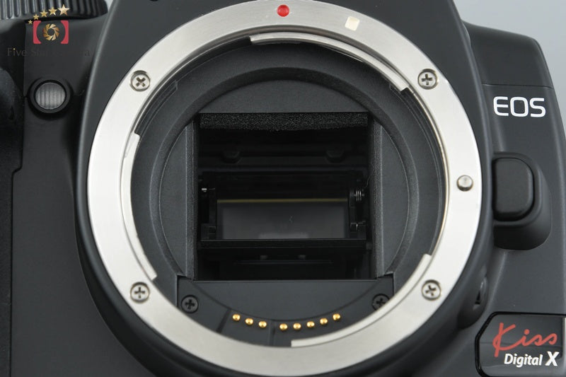 Canon EOS kiss Digital X Black 10.1 MP Digital SLR Camera 18-55 55-200 Lenses