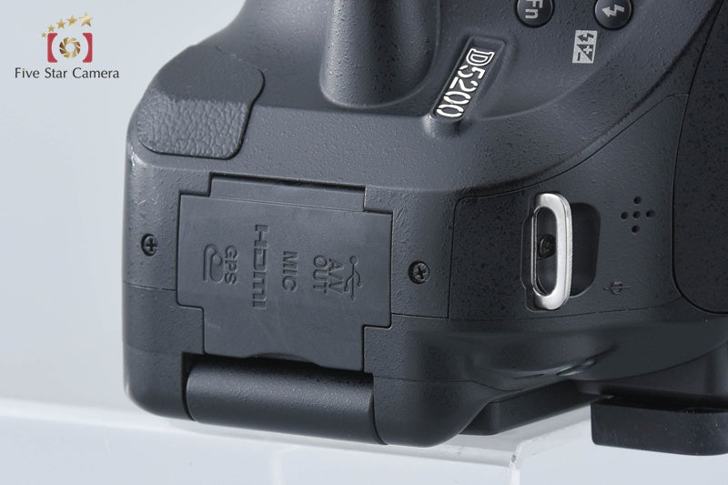 Nikon D5200 Black 24.1 MP Digital SLR Camera Body
