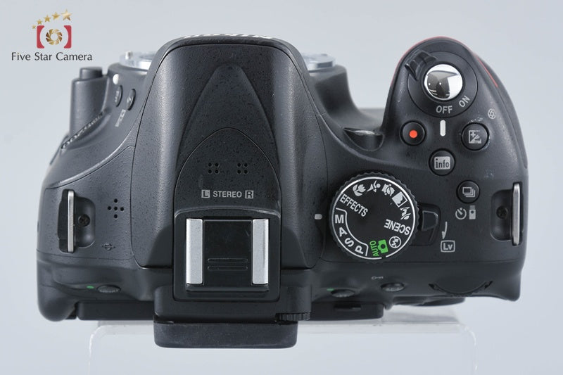 Nikon D5200 Black 24.1 MP Digital SLR Camera Body