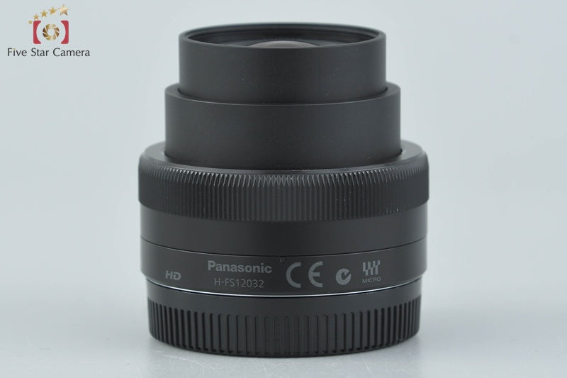 Panasonic LUMIX G VARIO 12-32mm f/3.5-5.6 ASPH. MEGA O.I.S. H-FS12032 Black