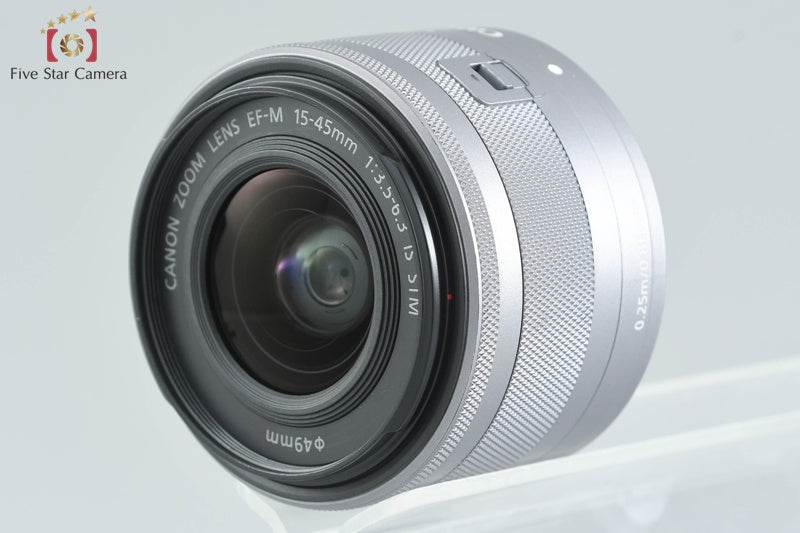 Canon EOS M10 White 18.0 MP Digital Mirrorless Camera 15-45 Lens