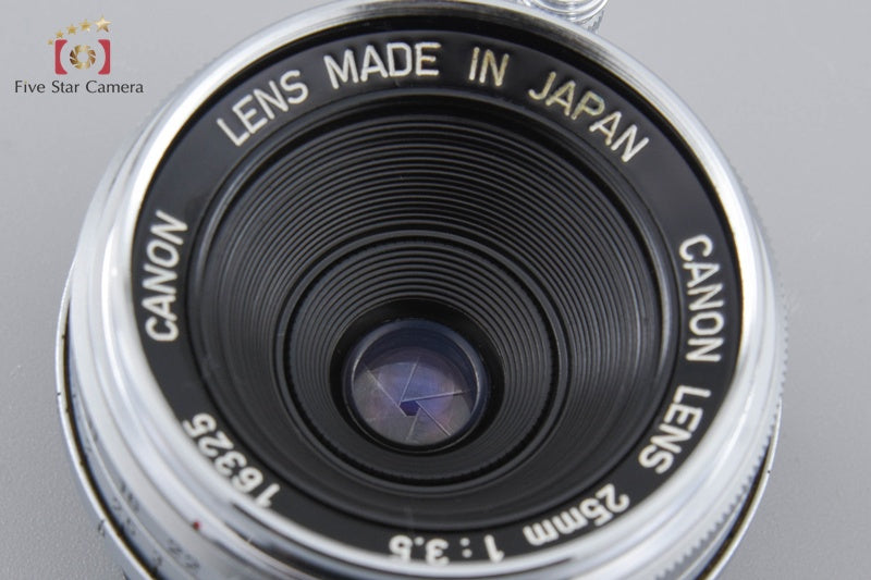 Canon 25mm f/3.5 L39 LTM Leica Thread Mount Lens