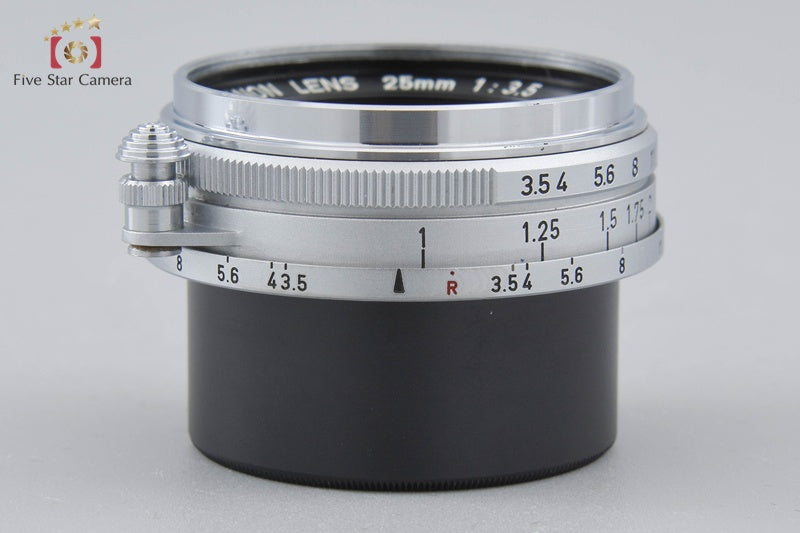 Canon 25mm f/3.5 L39 LTM Leica Thread Mount Lens