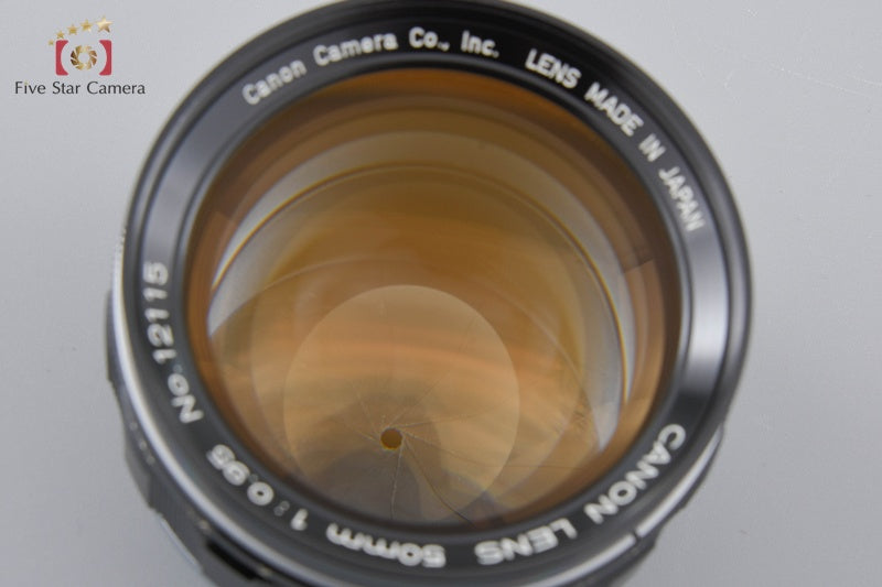 Canon 50mm f/0.95 Dream Lens 2025.12 Overhauled!! from Japan
