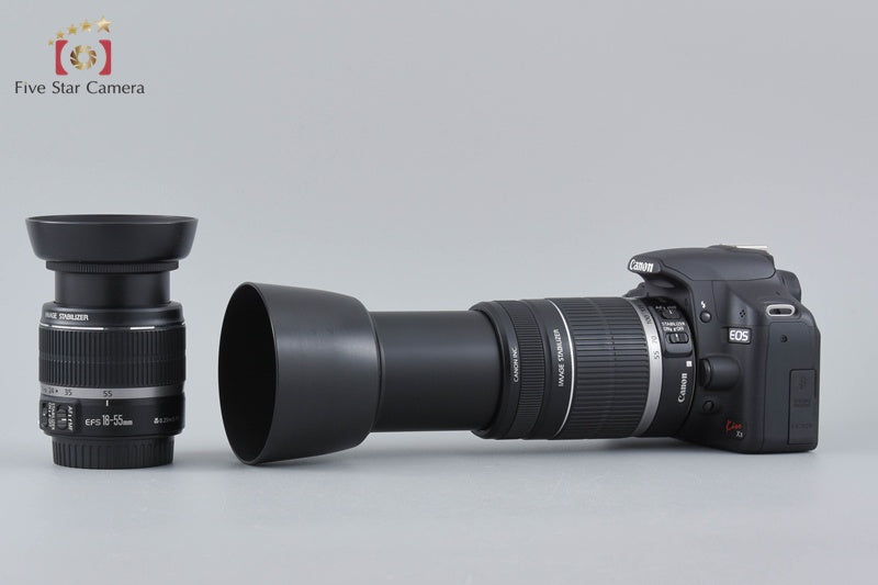 "Count 5,196" Canon EOS Kiss X3 / Rebel T1i / 500D 15.1 MP 18-55 55-250 Lenses