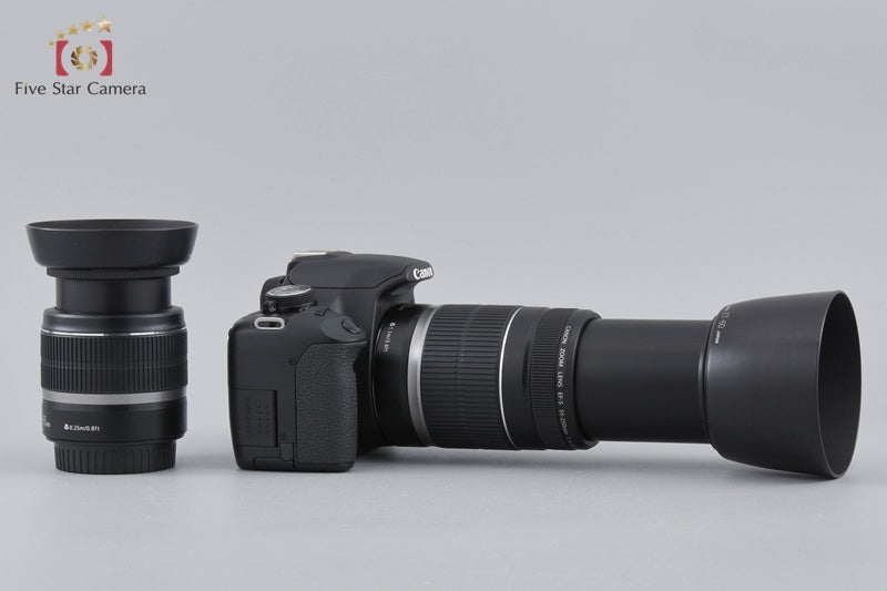 "Count 5,196" Canon EOS Kiss X3 / Rebel T1i / 500D 15.1 MP 18-55 55-250 Lenses