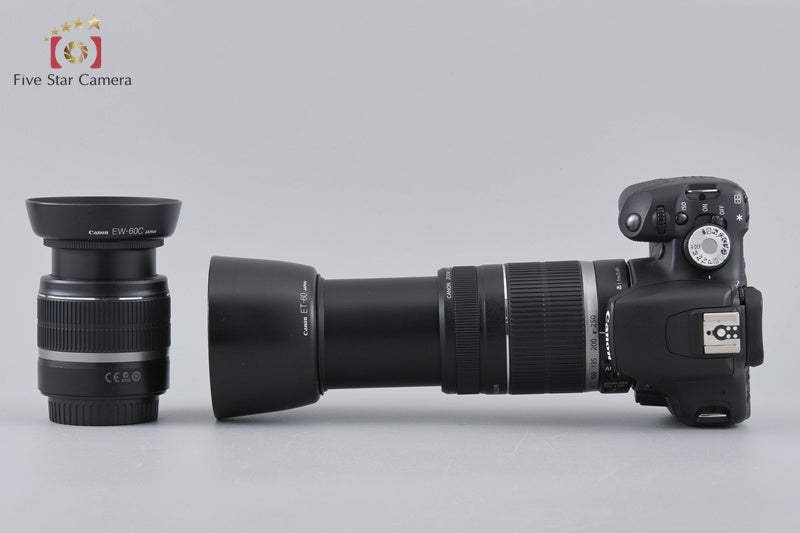 "Count 5,196" Canon EOS Kiss X3 / Rebel T1i / 500D 15.1 MP 18-55 55-250 Lenses