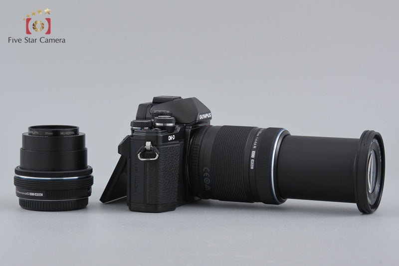 "Count 3,227" Olympus OM-D E-M10 Mark II Black 16.1 MP 14-42 40-150 Lenses