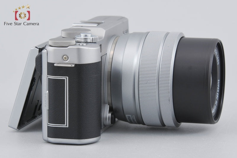 Fujifilm X-A5 Silver 24.2 MP Digital Mirrorless Camera 15-45 Lens w/ Box