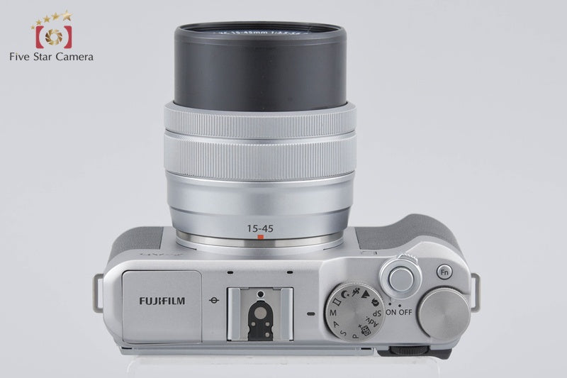 Fujifilm X-A5 Silver 24.2 MP Digital Mirrorless Camera 15-45 Lens w/ Box