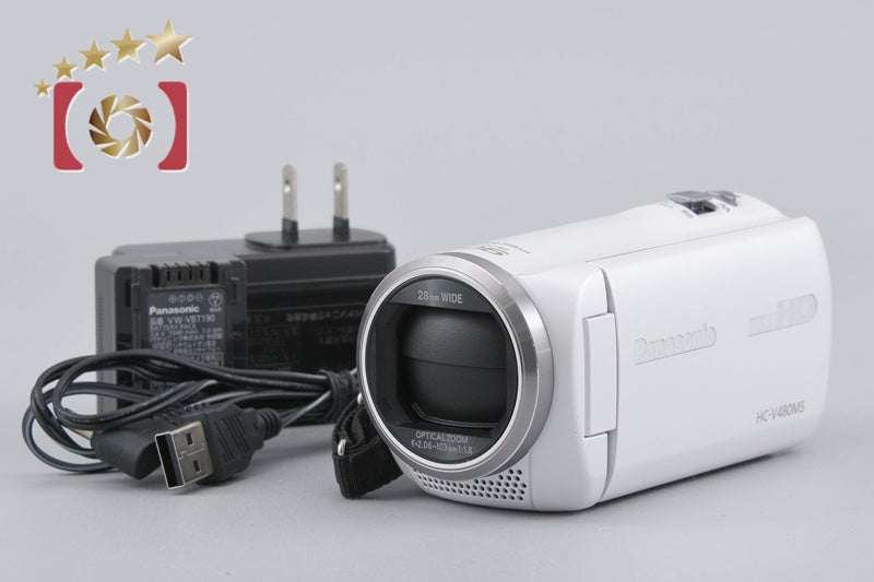 Panasonic HC-V480MS White Digital Hi-Vision Video Camera