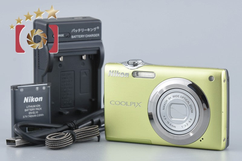 Nikon COOLPIX S3000 Pop Green 12.0 MP Digital Camera