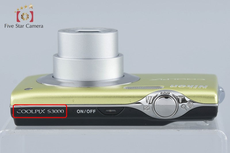 Nikon COOLPIX S3000 Pop Green 12.0 MP Digital Camera