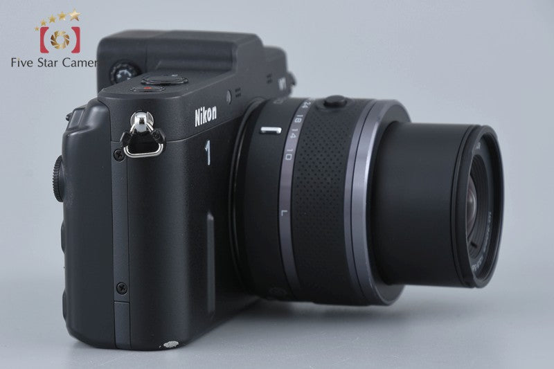 "Count 3,710" Nikon 1 V1 Black 10.1 MP Digital SLR Camera 10-30mm VR Lens