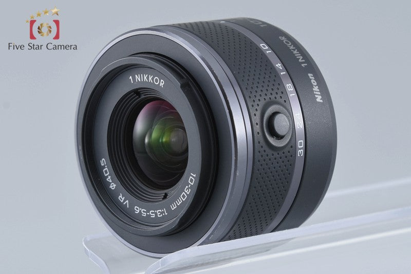 "Count 3,710" Nikon 1 V1 Black 10.1 MP Digital SLR Camera 10-30mm VR Lens