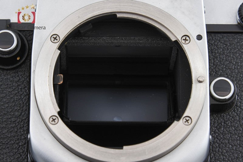 Nikon F2 Eye Level Silver 35mm SLR Film Camera Body