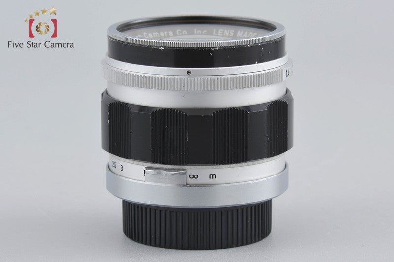Canon 50mm f/1.4 L39 Leica Thread Mount Lens