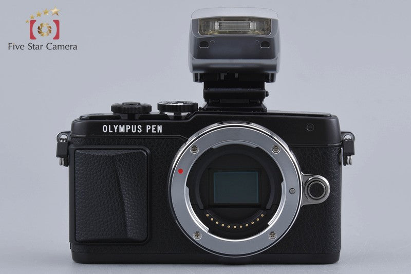 "Count 260" Olympus PEN Lite E-PL7 Black 16.1 MP EZ 14-42 40-150 Lenses w/ Box