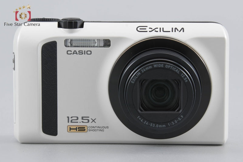 Casio HIGH SPEED EXILIM EX-ZR300 White 16.1 MP Digital Camera