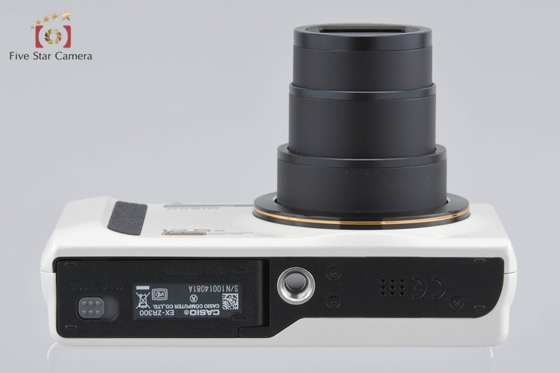 Casio HIGH SPEED EXILIM EX-ZR300 White 16.1 MP Digital Camera