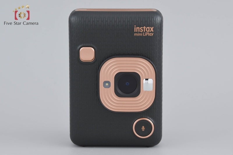 FUJIFILM Instax Mini LiPlay Elegant Black Instant Film Camera