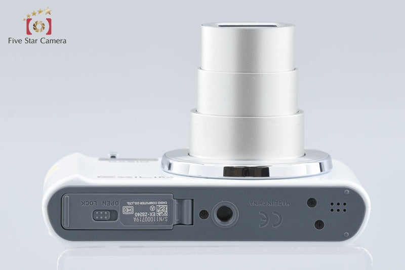 Casio EXILIM EX-ZS240 White 16.1 MP Digital Camera