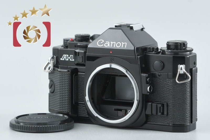 Canon A-1 Black 35mm SLR Film Camera Body