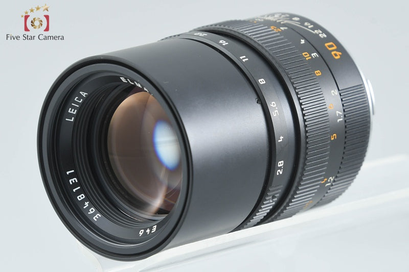 Leica ELMARIT-M 90mm f/2.8 2nd E46 Black Leica M Mount w/ Box