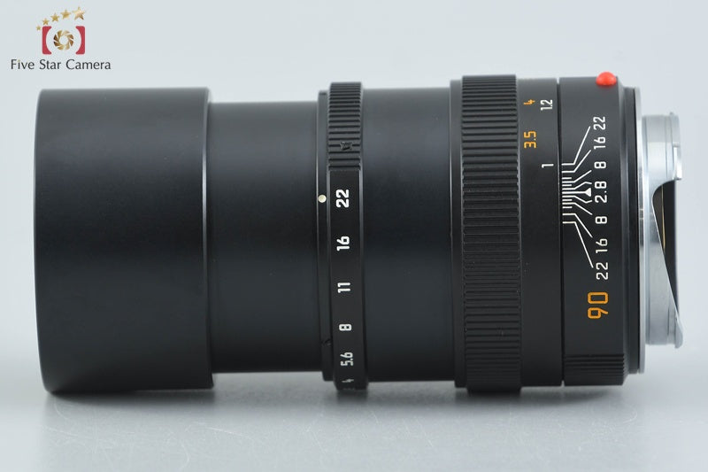 Leica ELMARIT-M 90mm f/2.8 2nd E46 Black Leica M Mount w/ Box