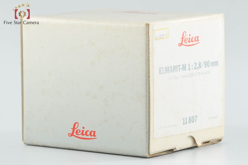 Leica ELMARIT-M 90mm f/2.8 2nd E46 Black Leica M Mount w/ Box