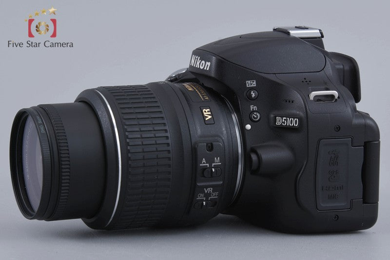 "Count 4,191" Nikon D5100 16.2 MP SLR Digital Camera 18-55 VR Lens