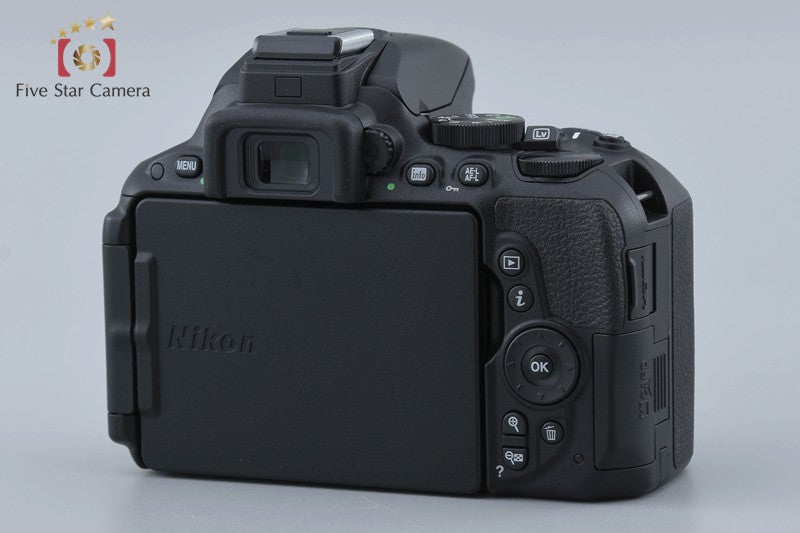 "Count 345" Nikon D5500 Black 24.2 MP DSLR 18-55 55-300 Lenses w/ Box