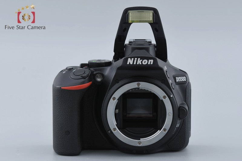 "Count 345" Nikon D5500 Black 24.2 MP DSLR 18-55 55-300 Lenses w/ Box