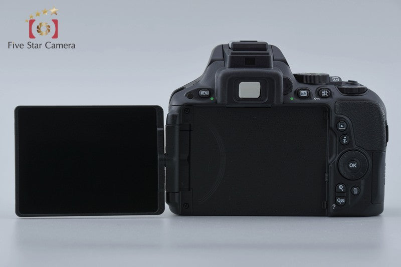 "Count 345" Nikon D5500 Black 24.2 MP DSLR 18-55 55-300 Lenses w/ Box